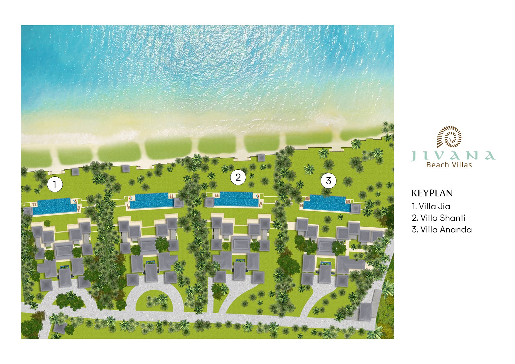Jivana Beach Villas Floorplan